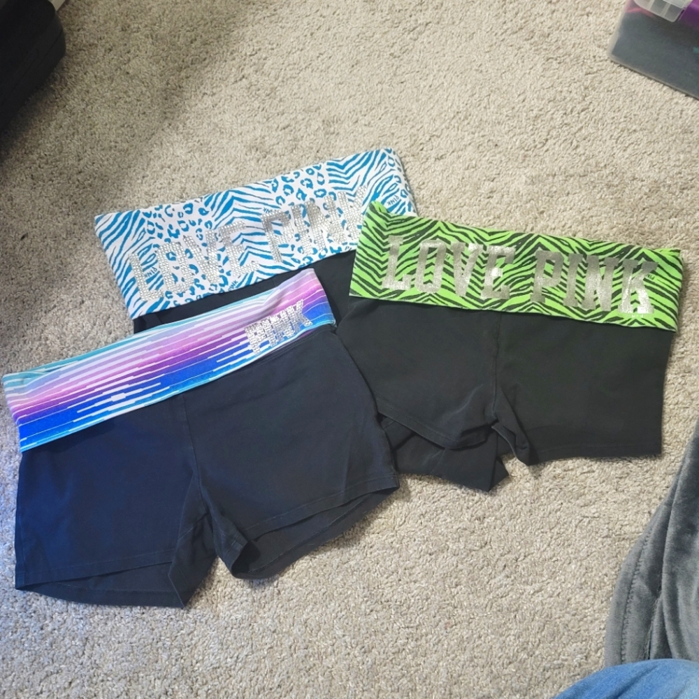 PINK Yoga Vintage Shorts Capris